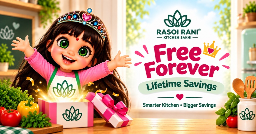 Rasoi Rani Free Forever Plan - Lifetime Savings