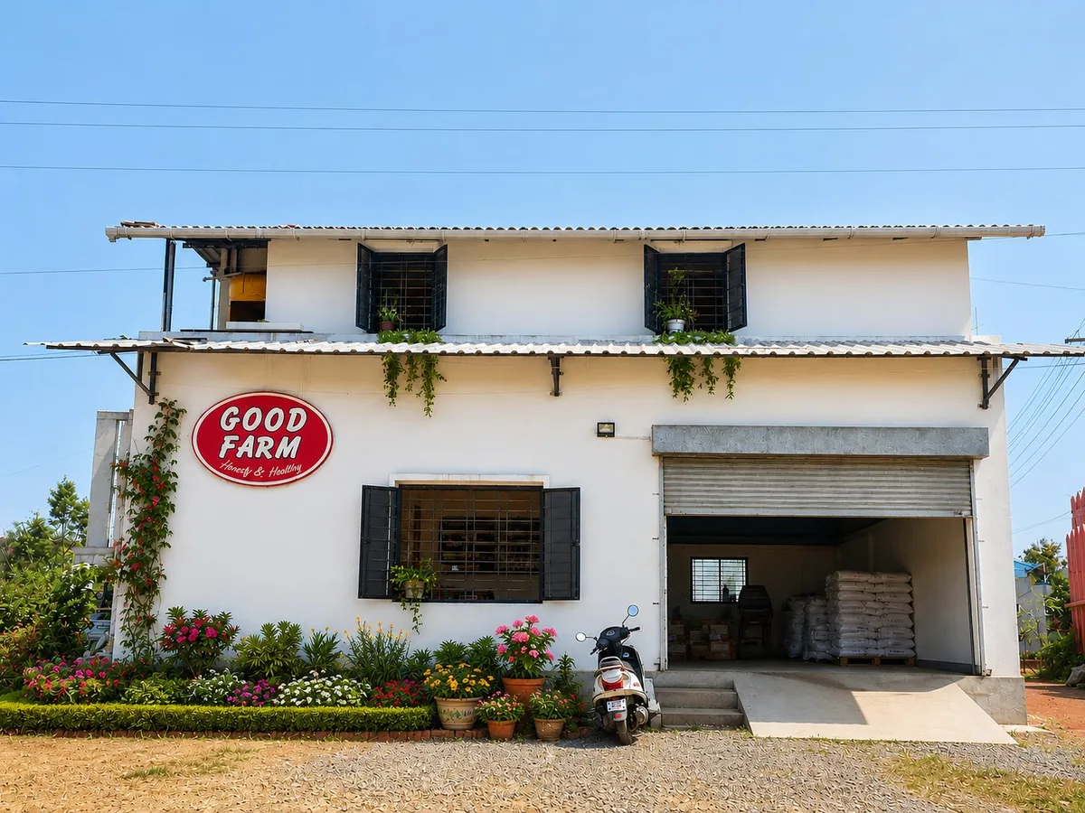 Good Farm Foods office and warehouse in Gadhinglaj, Maharashtra